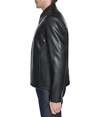 Cole Haan Point Collar Long Sleeve Jacket