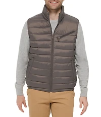 Cole Haan Quilted Zip Front Vest
