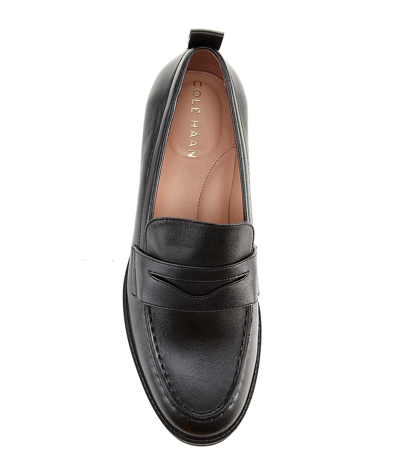 Cole Haan Stassi Leather Penny Loafers