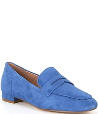 Cole Haan Tarese Suede Penny Loafers