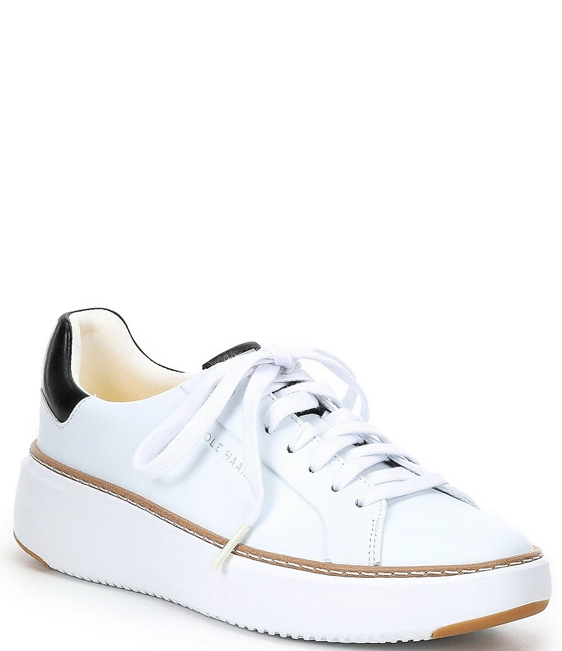 Cole Haan GrandPrø Topspin Leather Platform Sneakers