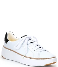Cole Haan GrandPrø Topspin Leather Platform Sneakers