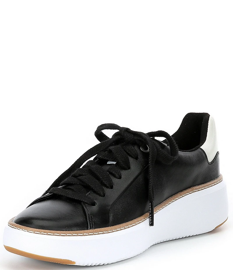 Cole Haan GrandPrø Topspin Leather Platform Sneakers