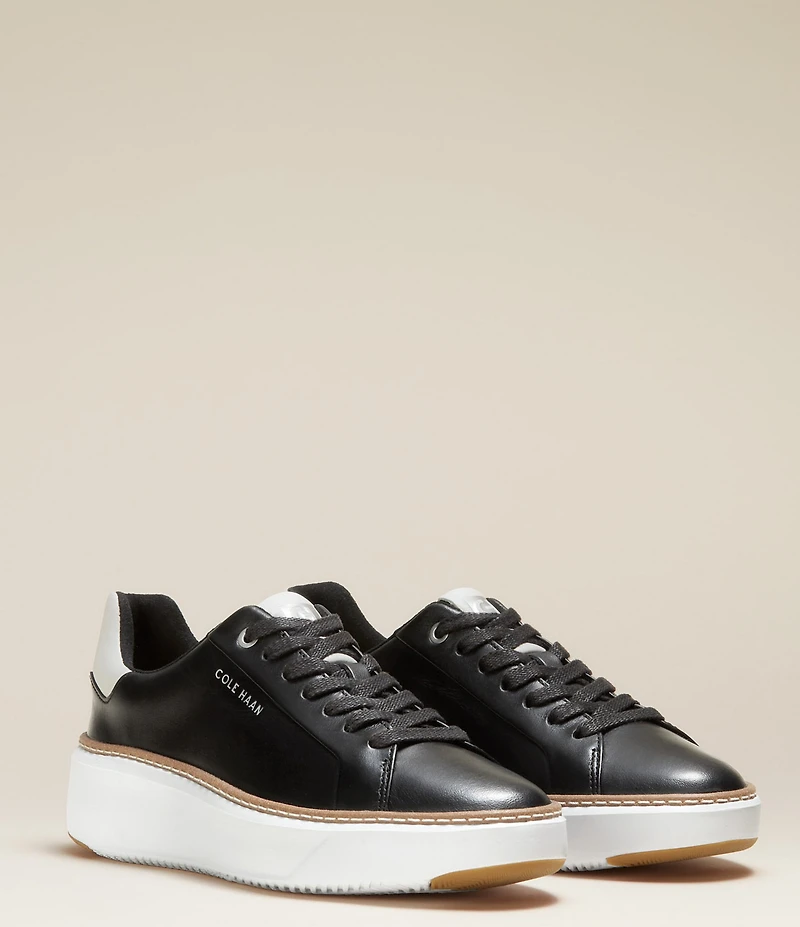 Cole Haan GrandPrø Topspin Leather Platform Sneakers