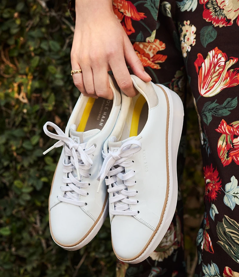 Cole Haan GrandPrø Topspin Leather Platform Sneakers