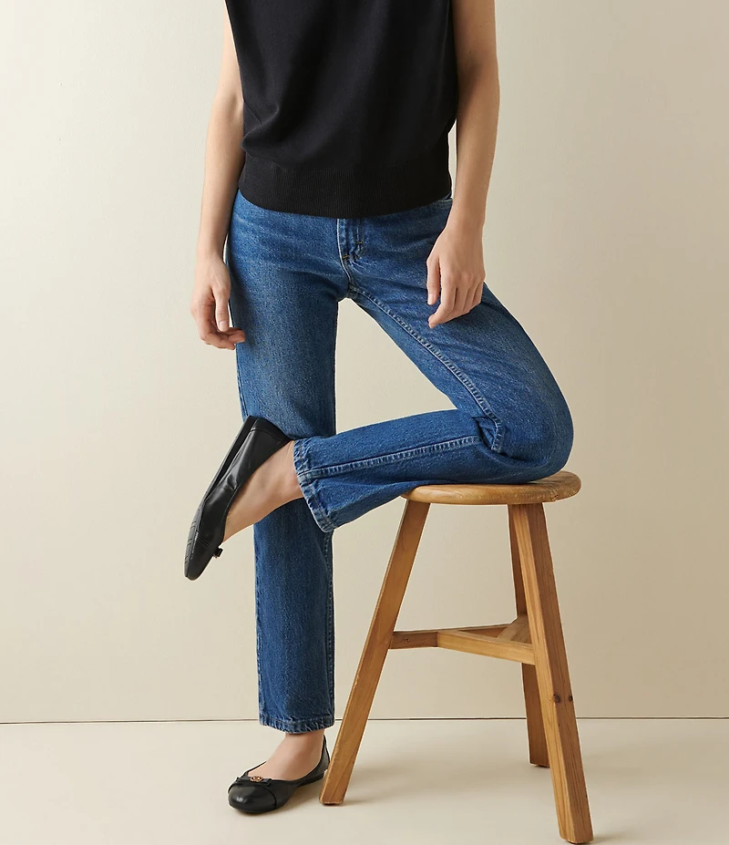 Cole Haan Tova Bow Leather Ballet Flats