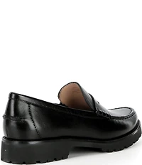 Cole Haan Women's Treena Leather Lug Sole Penny Loafers