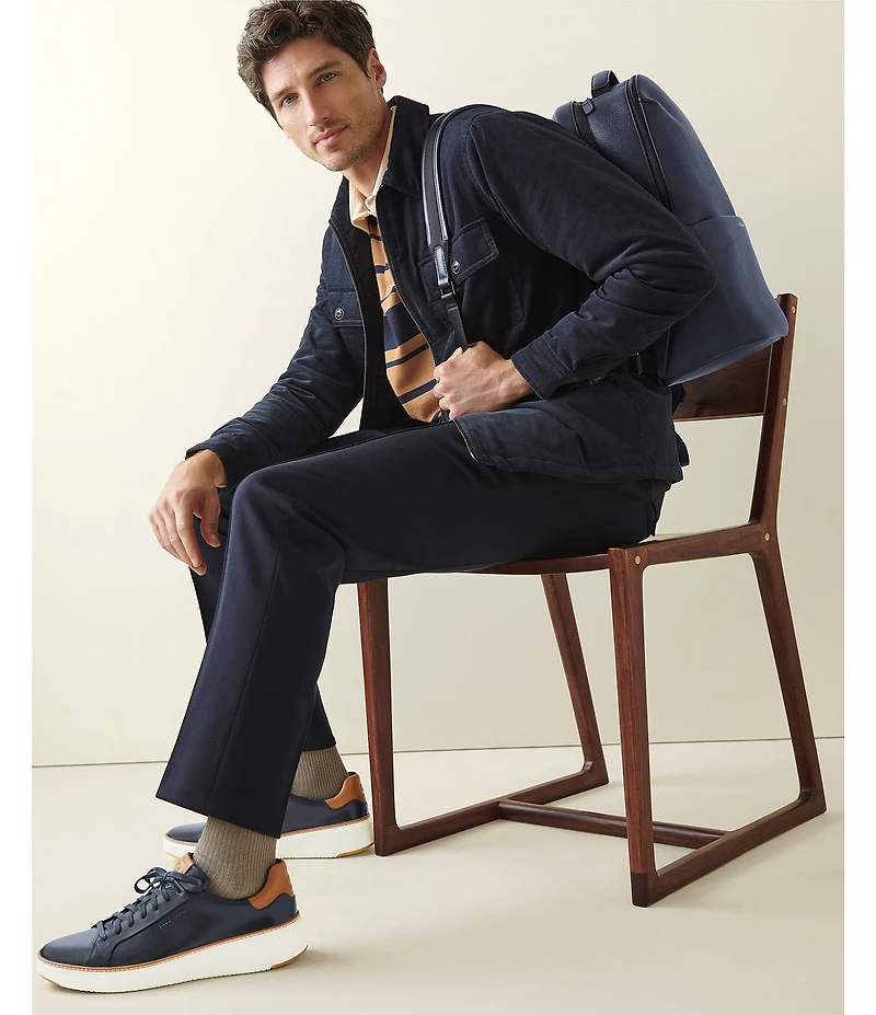 Cole Haan Triboro Leather Backpack