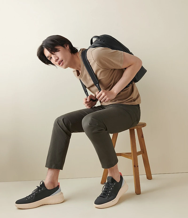 Cole Haan Triboro Leather Backpack