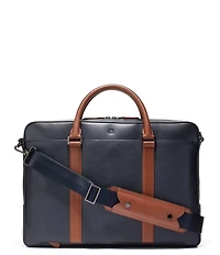 Cole Haan Triboro Pebbled Leather Briefcase