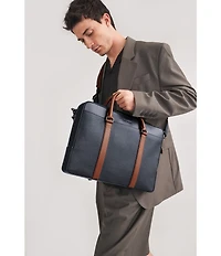Cole Haan Triboro Pebbled Leather Briefcase