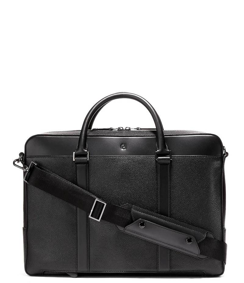 Cole Haan Triboro Pebbled Leather Briefcase
