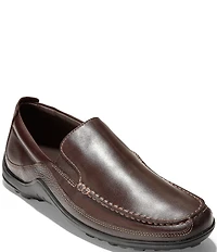 Cole Haan Men's Tucker Leather Pebble Accent Venetian Slip-On Loafers