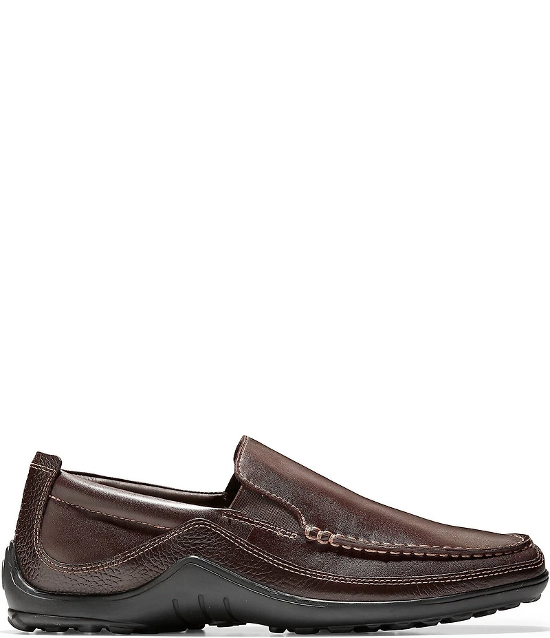Cole Haan Men's Tucker Leather Pebble Accent Venetian Slip-On Loafers