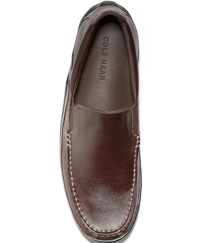 Cole Haan Men's Tucker Leather Pebble Accent Venetian Slip-On Loafers