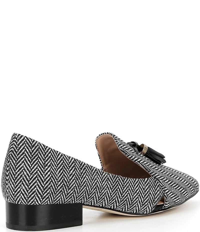 Cole Haan Vanya Herringbone Tassel Loafers