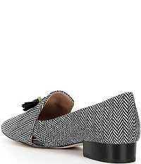 Cole Haan Vanya Herringbone Tassel Loafers