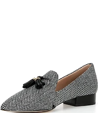 Cole Haan Vanya Herringbone Tassel Loafers