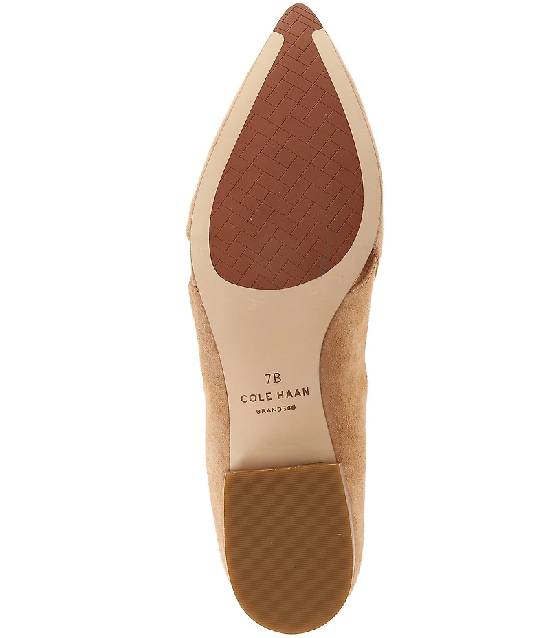 Cole Haan Vanya Suede Tassel Loafers