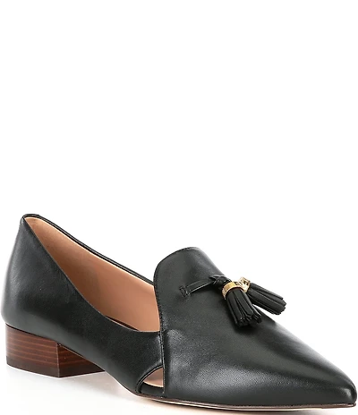 Cole Haan Vanya Leather Tassel Loafers