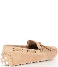 Cole Haan Women's Gissella Suede Tassel Driver Loafers