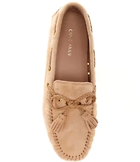 Cole Haan Women's Gissella Suede Tassel Driver Loafers