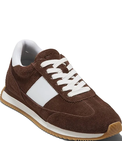 Cole Haan Women's Grand Crosscourt Davie Runner Suede Sneakers