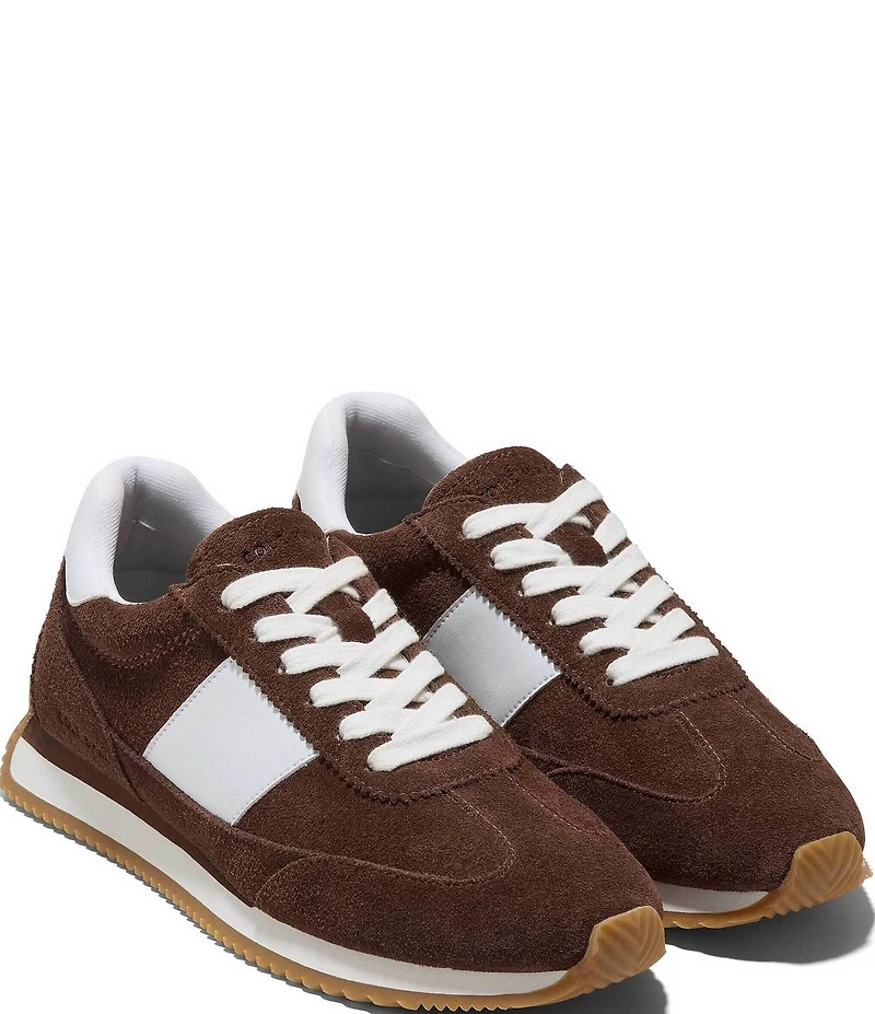 Cole Haan Women's Grand Crosscourt Davie Runner Suede Sneakers