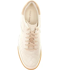 Cole Haan Women's GrandPrø Jazlyn Quilted Leather and Suede Sneakers