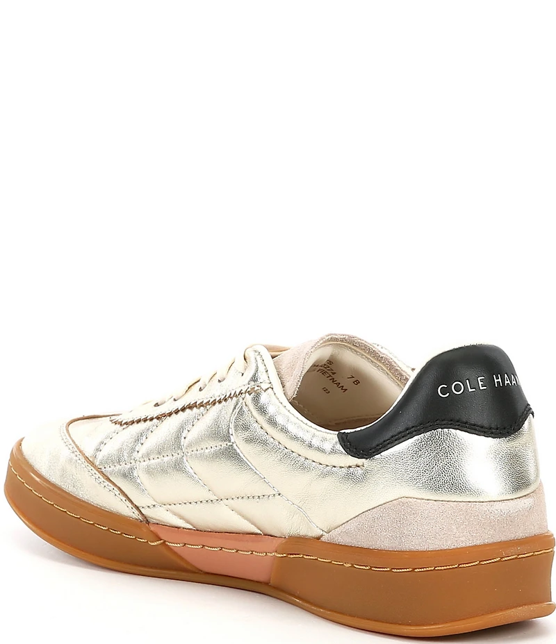 Cole Haan Women's GrandPrø Breakaway Metallic Leather Sneakers