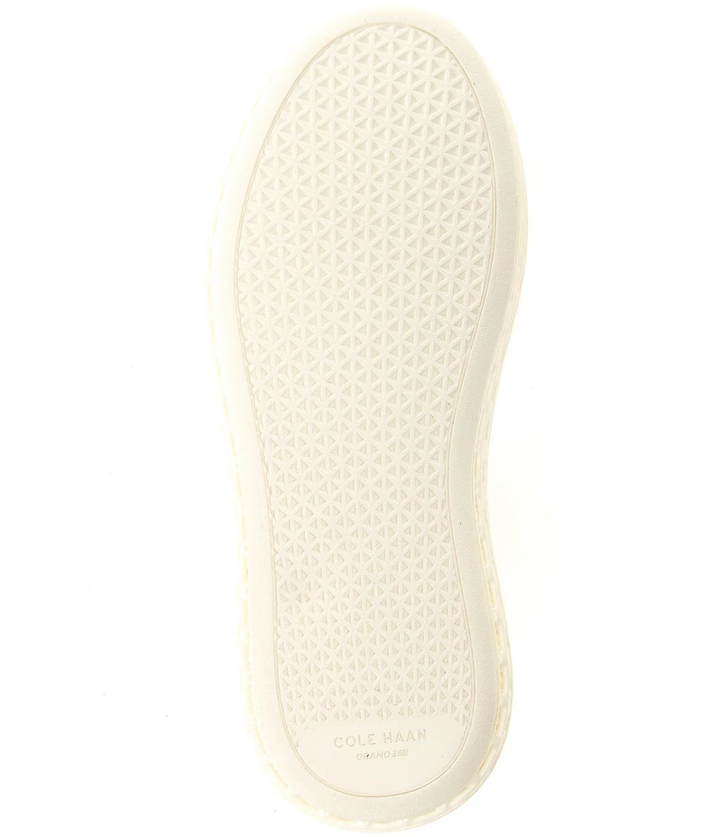 Cole Haan Women's GrandPrø Court SKYWEAVE Nubuck Platform Sneakers