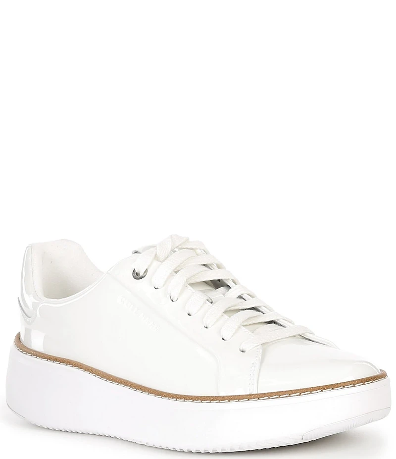 Cole Haan Women's GrandPrø Topspin Patent Leather Platform Sneakers