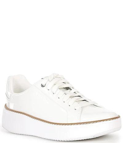 Cole Haan Women's GrandPrø Topspin Patent Leather Platform Sneakers