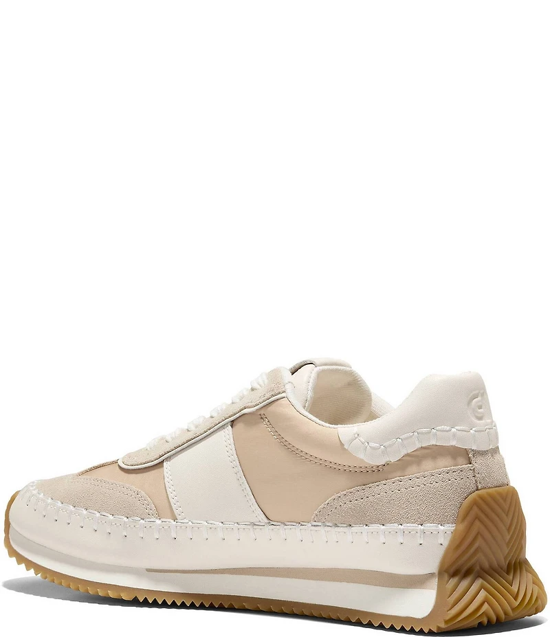 Cole Haan Women's GrandPro Premier Nylon and Mixed Leather Runners