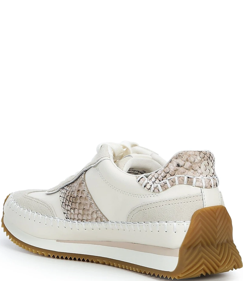 Cole Haan Women's GrandPro Premier Runner Leather Snake Print Accent Sneakers