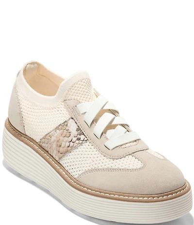 Cole Haan Women's OG Max Platform Lace Up Sneakers