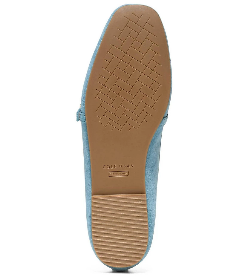 Cole Haan Yelena Suede Mary Jane Ballet Flats