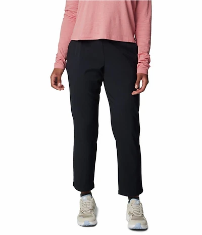 Columbia All Seasons Built-In Stretch Mid Rise Wide Waist Pull-On Pants