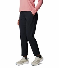 Columbia All Seasons Built-In Stretch Mid Rise Wide Waist Pull-On Pants