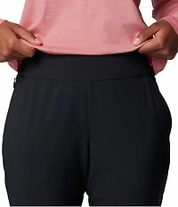 Columbia All Seasons Built-In Stretch Mid Rise Wide Waist Pull-On Pants