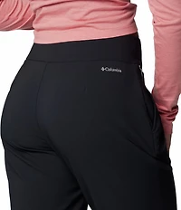 Columbia All Seasons Built-In Stretch Mid Rise Wide Waist Pull-On Pants