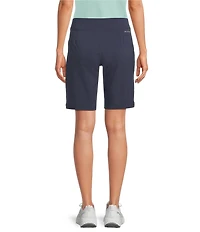 Columbia All Seasons Omni-Shade Mid Rise Waist Long Pull-On Bermuda Shorts