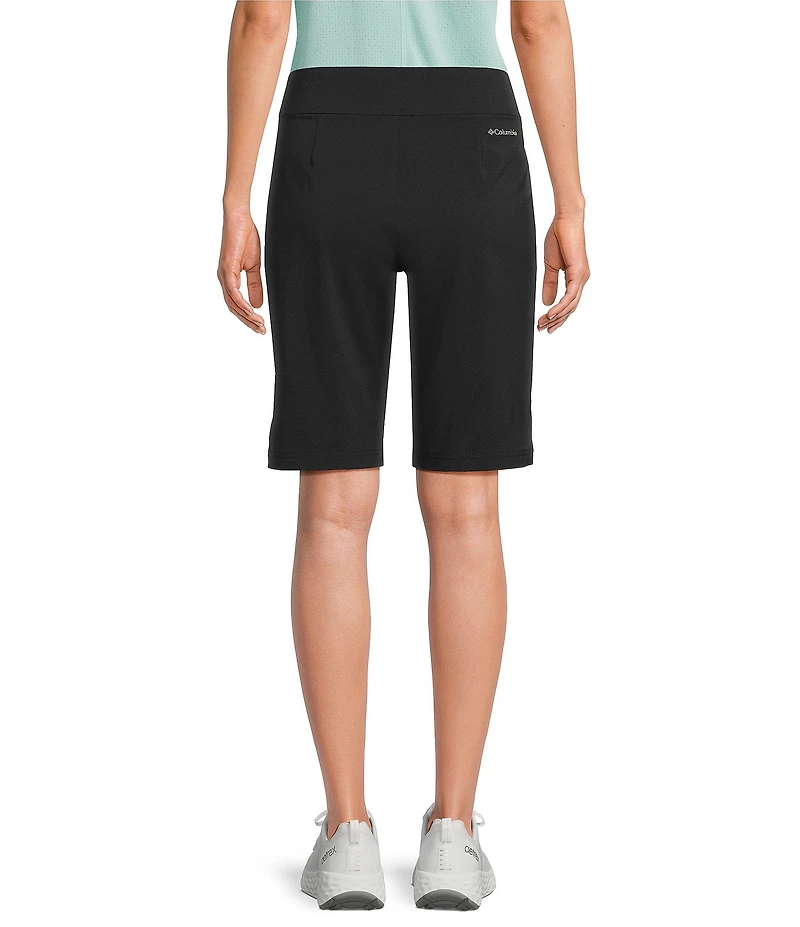 Columbia All Seasons Omni-Shade Mid Rise Waist Long Pull-On Bermuda Shorts