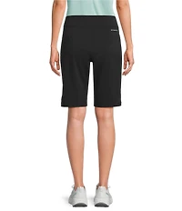 Columbia All Seasons Omni-Shade Mid Rise Waist Long Pull-On Bermuda Shorts