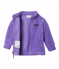Columbia Baby Girls Benton Springs Solid Fleece Zip Front Jacket