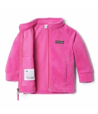 Columbia Baby Girls Benton Springs Solid Fleece Zip Front Jacket