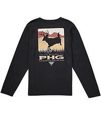 Columbia Big Boys Long Sleeve Graphic Tee