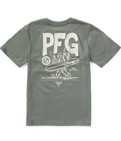 Columbia Big Boys PFG™ Big Fisher Short Sleeve T-Shirt