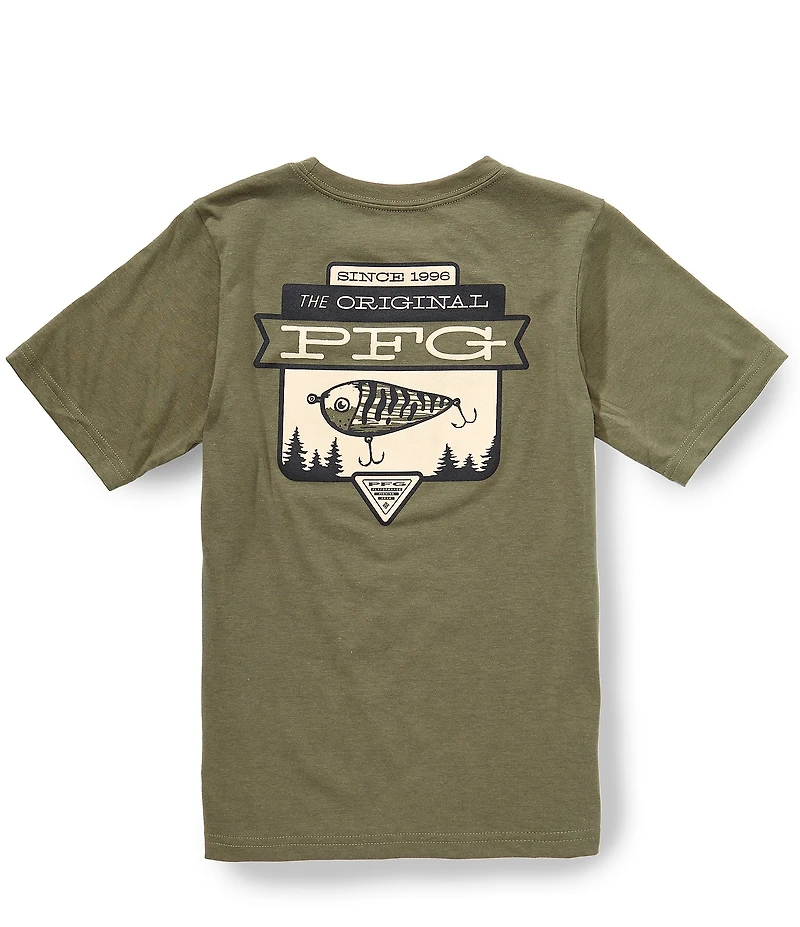 Columbia Big Boys PFG™ Omni-WICK™ Big Fisher Short Sleeve Tee