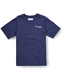 Columbia Big Boys PFG™ Omni-WICK™ Big Fisher Stars And Stripes Short Sleeve Tee